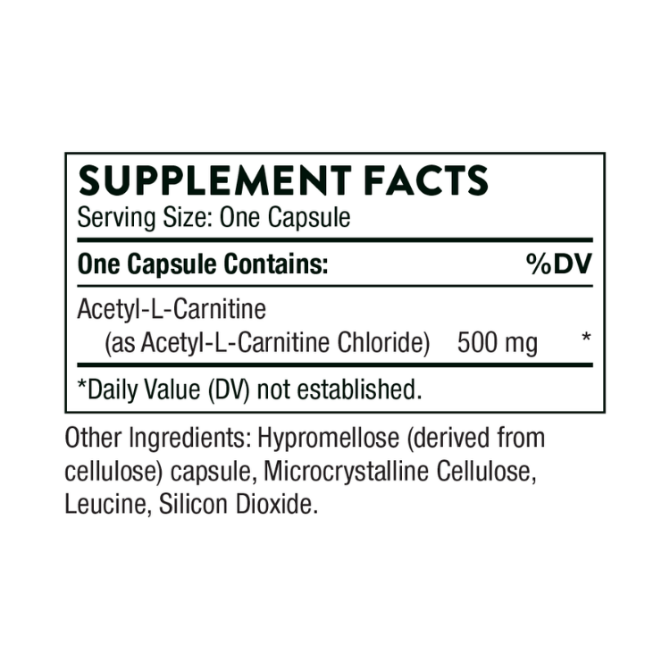 Thorne Acetyl-L-Carnitine The Drug Store Thorne Acetyl-L-Carnitine The Drug Store