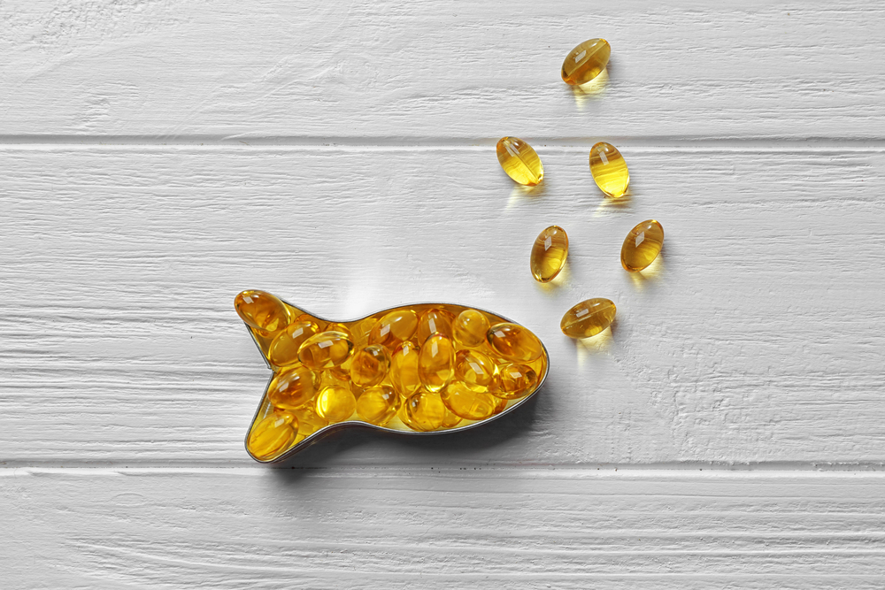 fish oil pills in shape of fish